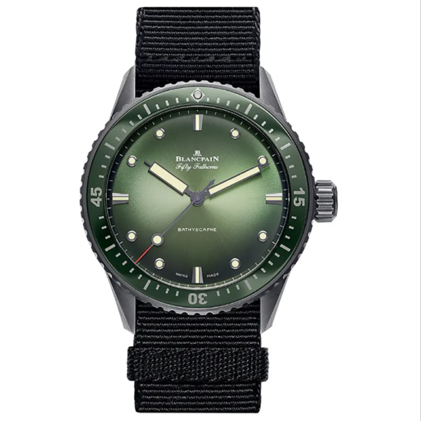 Blancpain Fifty Fathoms Bathyscaphe Mokarran Limited Edition in Green (1)
