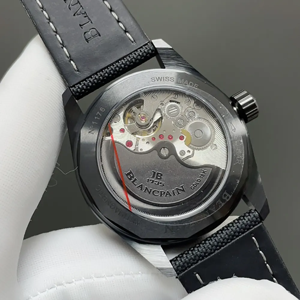 Blancpain Men Fifty Fathoms Bathyscaphe Ceramic 43.6mm in Black (7)