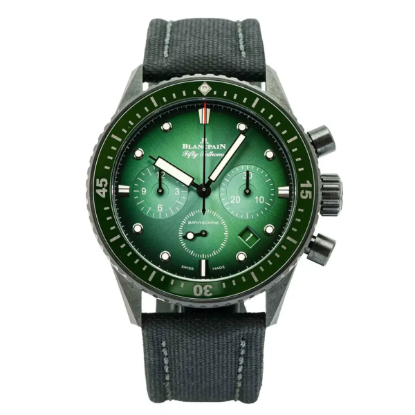 Blancpain Men Fifty Fathoms Bathyscaphe Chronographe Flyback Ceramic 43.6mm in Black (1)