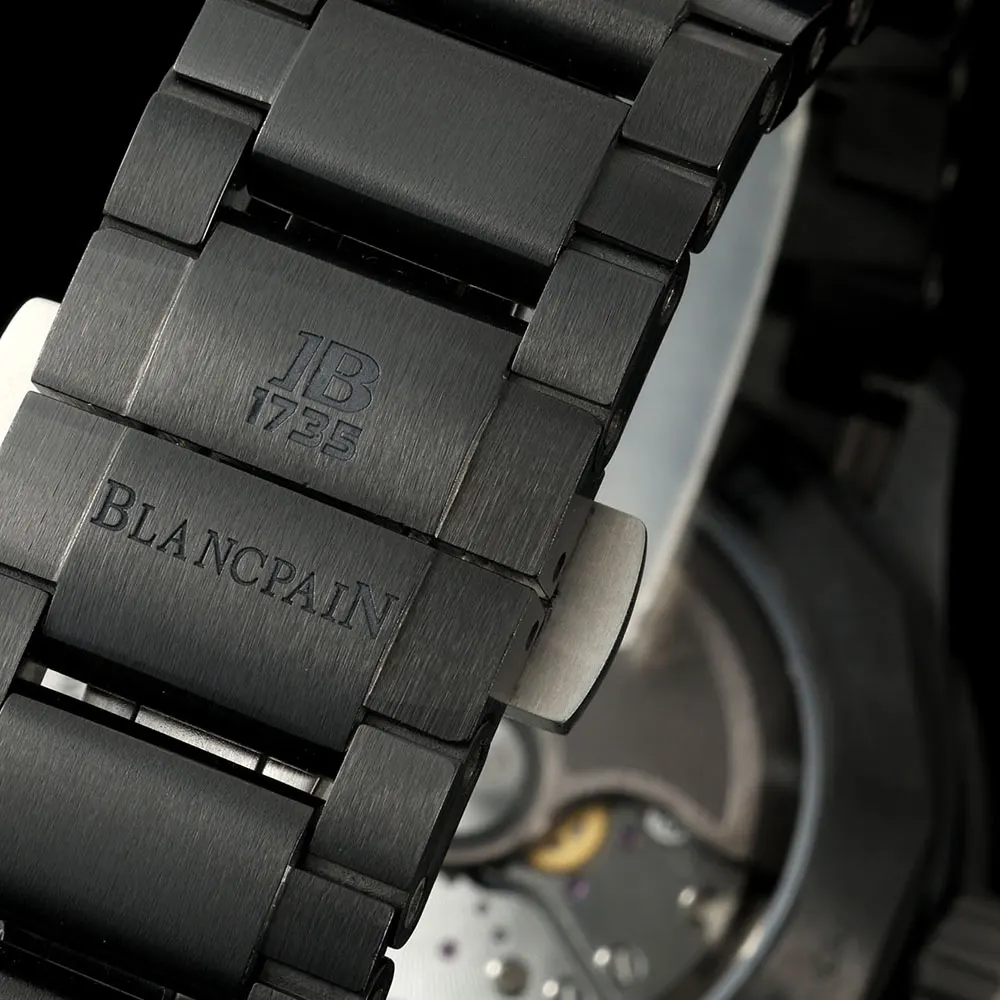 Blancpain Men Fifty Fathoms Bathyscaphe Quantième Complet Phases de Lune 43mm in Green (7)