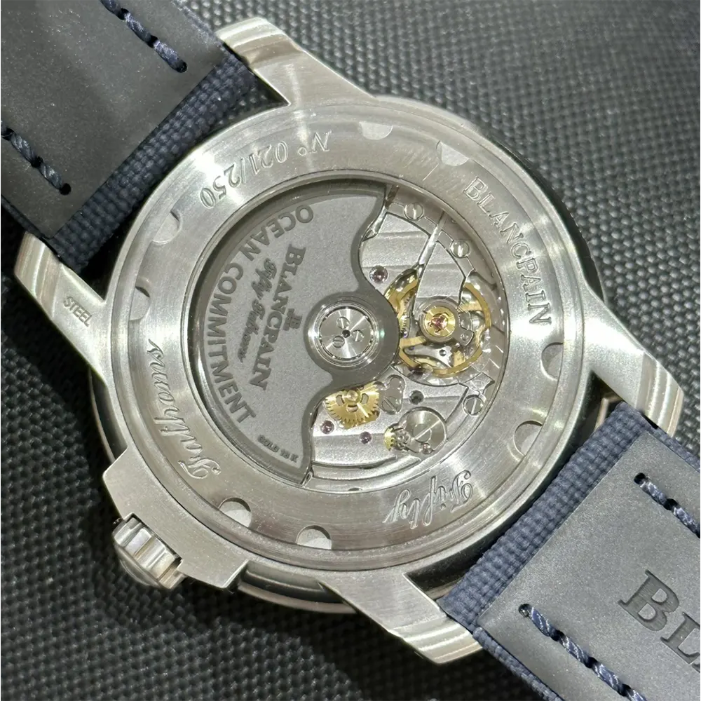 Blancpain Men Fifty Fathoms Ocean Commitment III 40.3 mm in Blue (3)