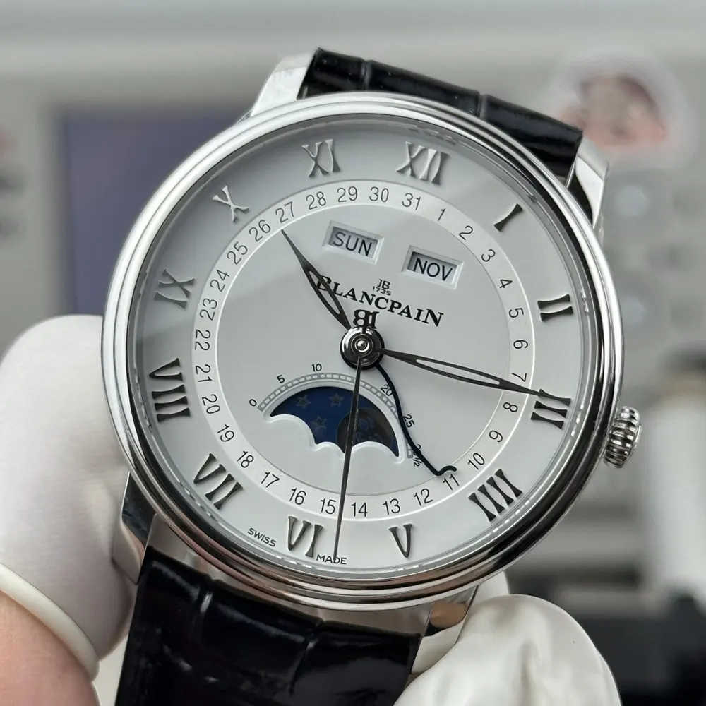 Blancpain Men Villeret Automatic 40mm in White Dial (6)