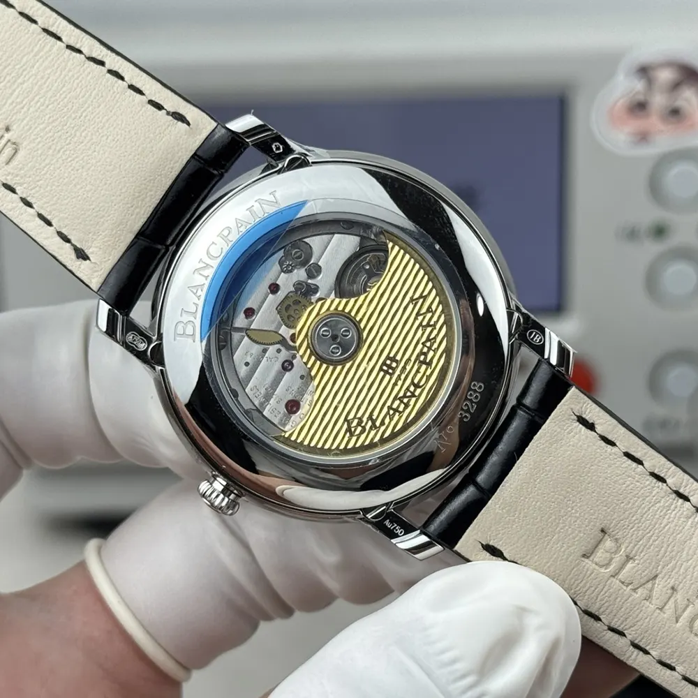 Blancpain Men Villeret Automatic 40mm in White Dial (9)