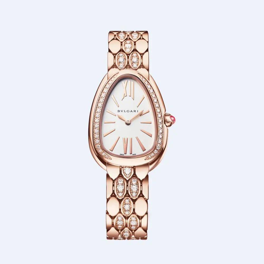 Bulgari Women Serpenti Seduttori Watch with 18kt Rose Gold Case