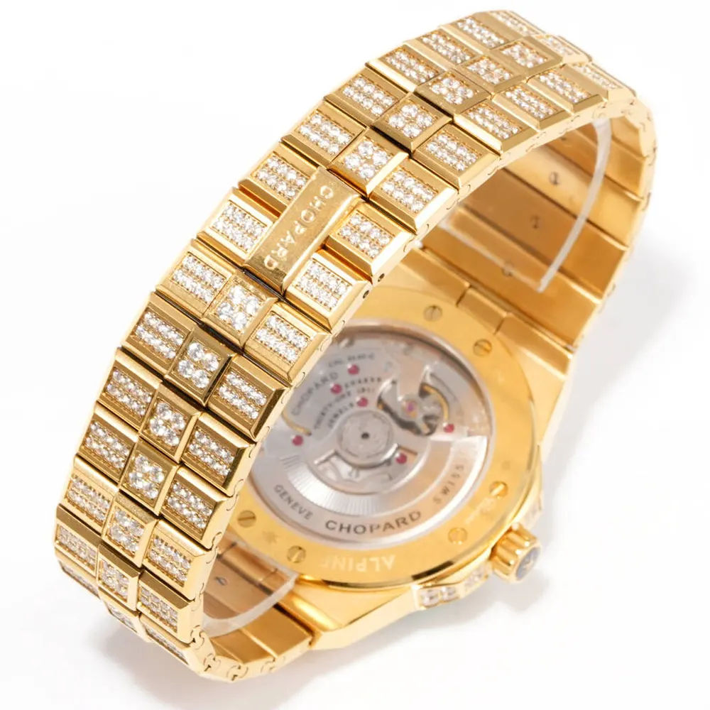 Chopard Men Alpine Eagle 41 Frozen Topaz Blue and 18K Yellow Gold (6)