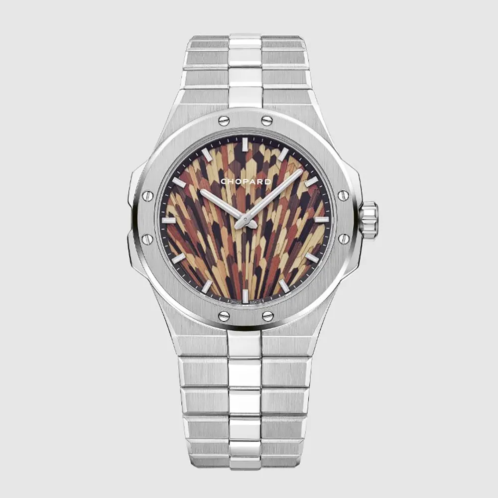 Chopard Men Alpine Eagle 41 XP Time For Art in Brass-based Dial