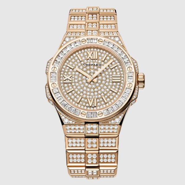 Chopard Men Alpine Eagle 41 mm in 18K Rose Gold and Diamonds (1)