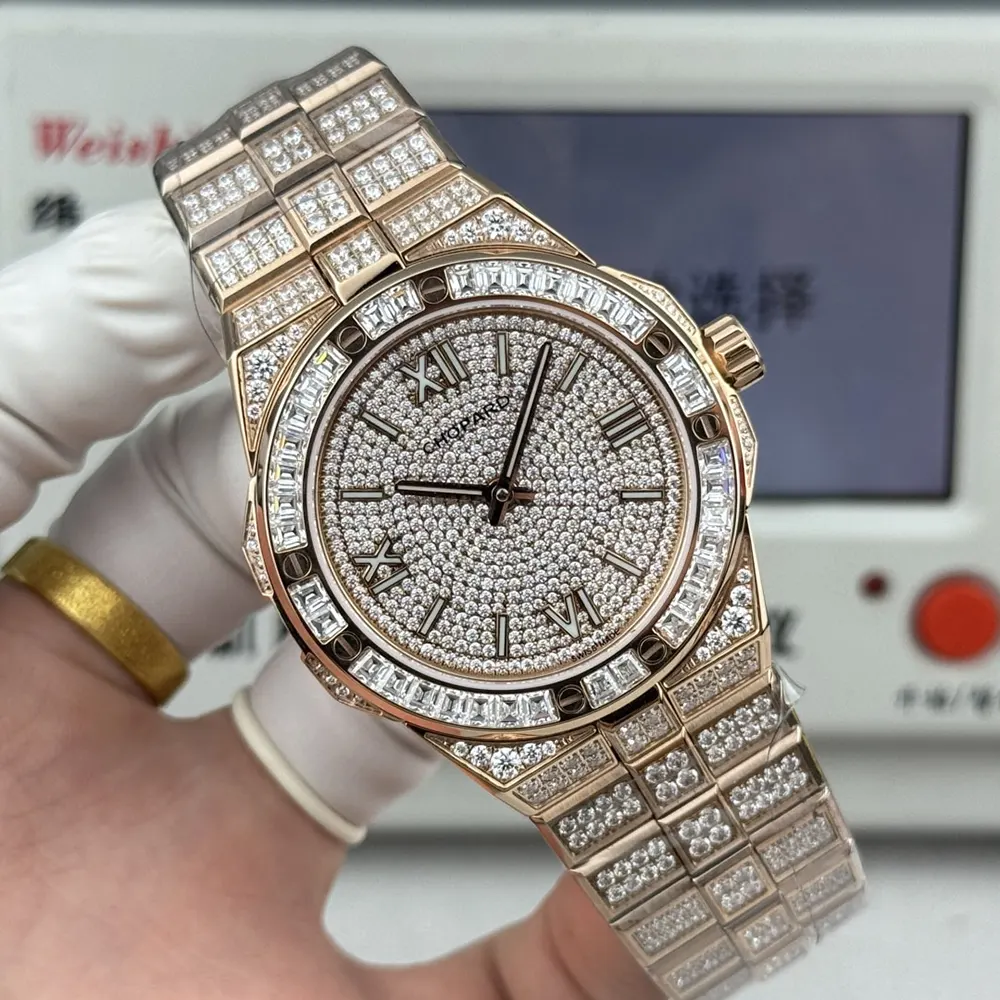 Chopard Men Alpine Eagle 41 mm in 18K Rose Gold and Diamonds (3)