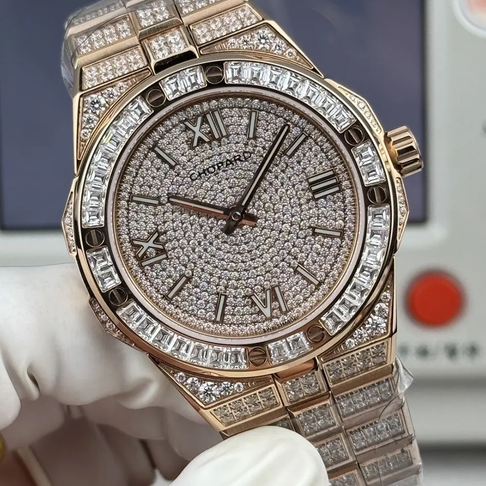 Chopard Men Alpine Eagle 41 mm in 18K Rose Gold and Diamonds (5)