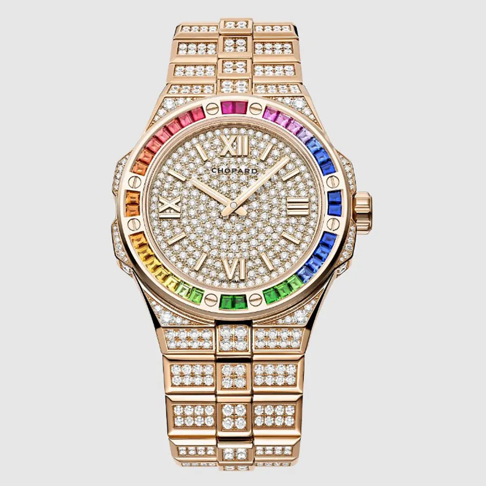 Chopard Men Alpine Eagle 41 mm in Rose Gold and Diamonds (1)