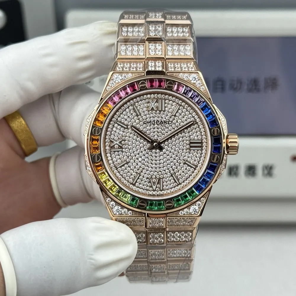 Chopard Men Alpine Eagle 41 mm in Rose Gold and Diamonds (2)