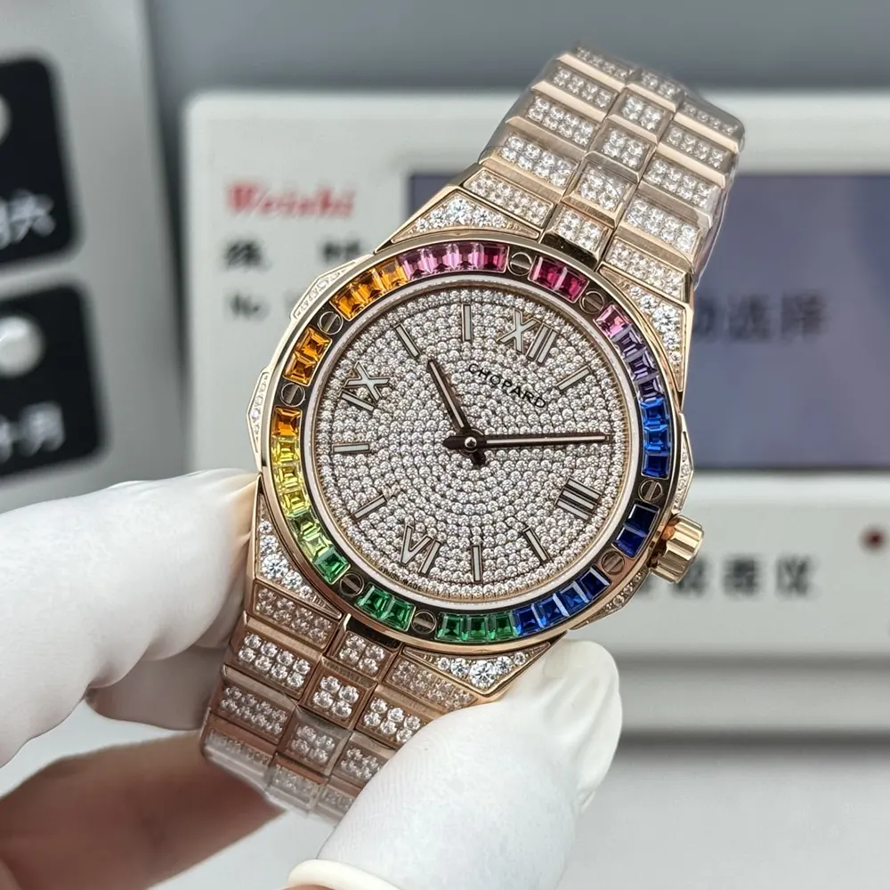 Chopard Men Alpine Eagle 41 mm in Rose Gold and Diamonds (3)