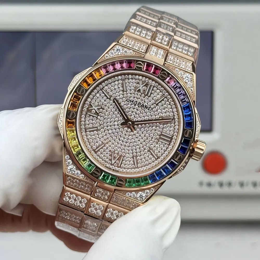Chopard Men Alpine Eagle 41 mm in Rose Gold and Diamonds (6)
