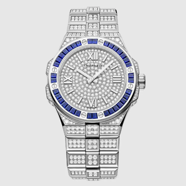 Chopard Men Alpine Eagle 41 mm in White Gold and Aapphires (1)