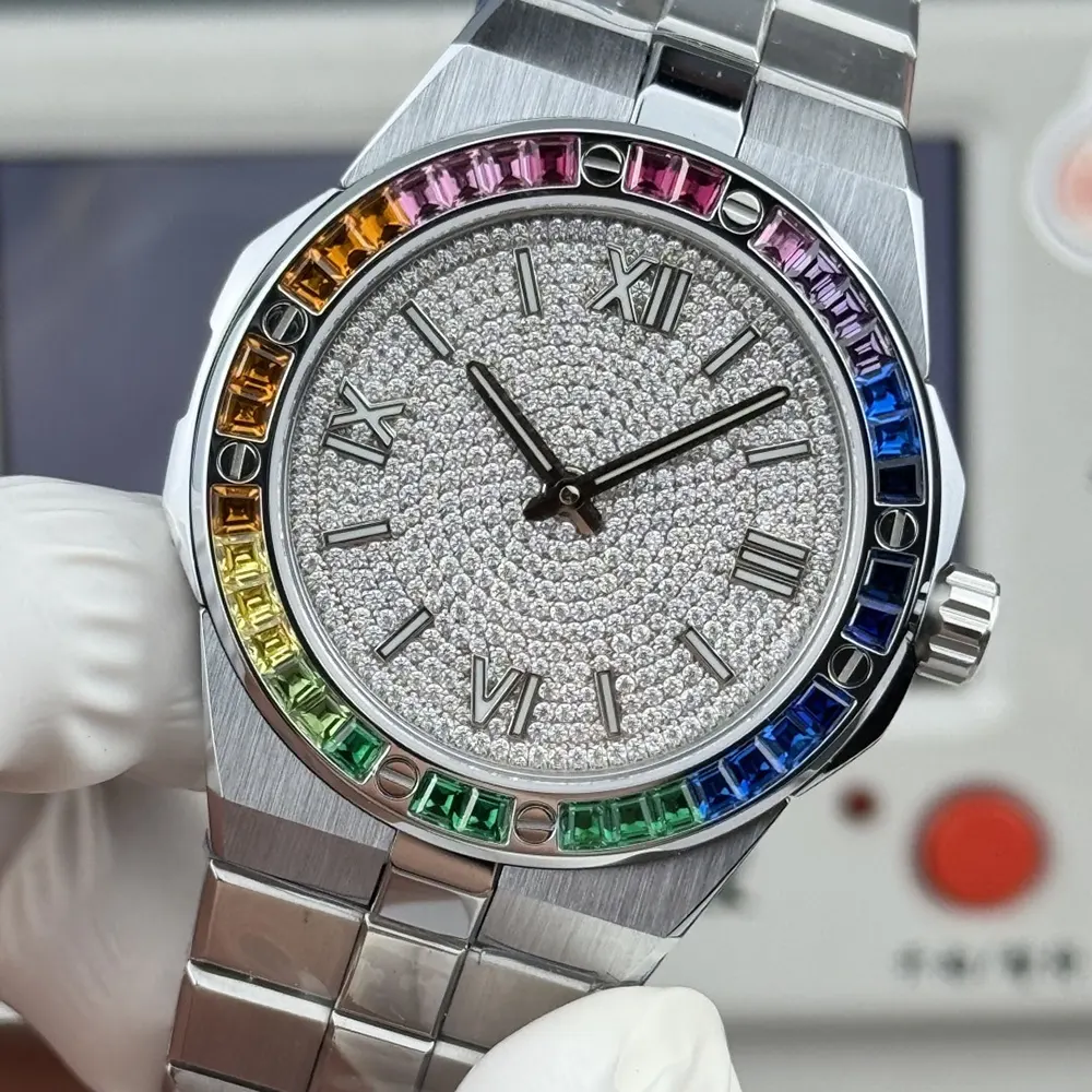 Chopard Men Alpine Eagle 41 mm in White Gold and Colored Diamonds (5)