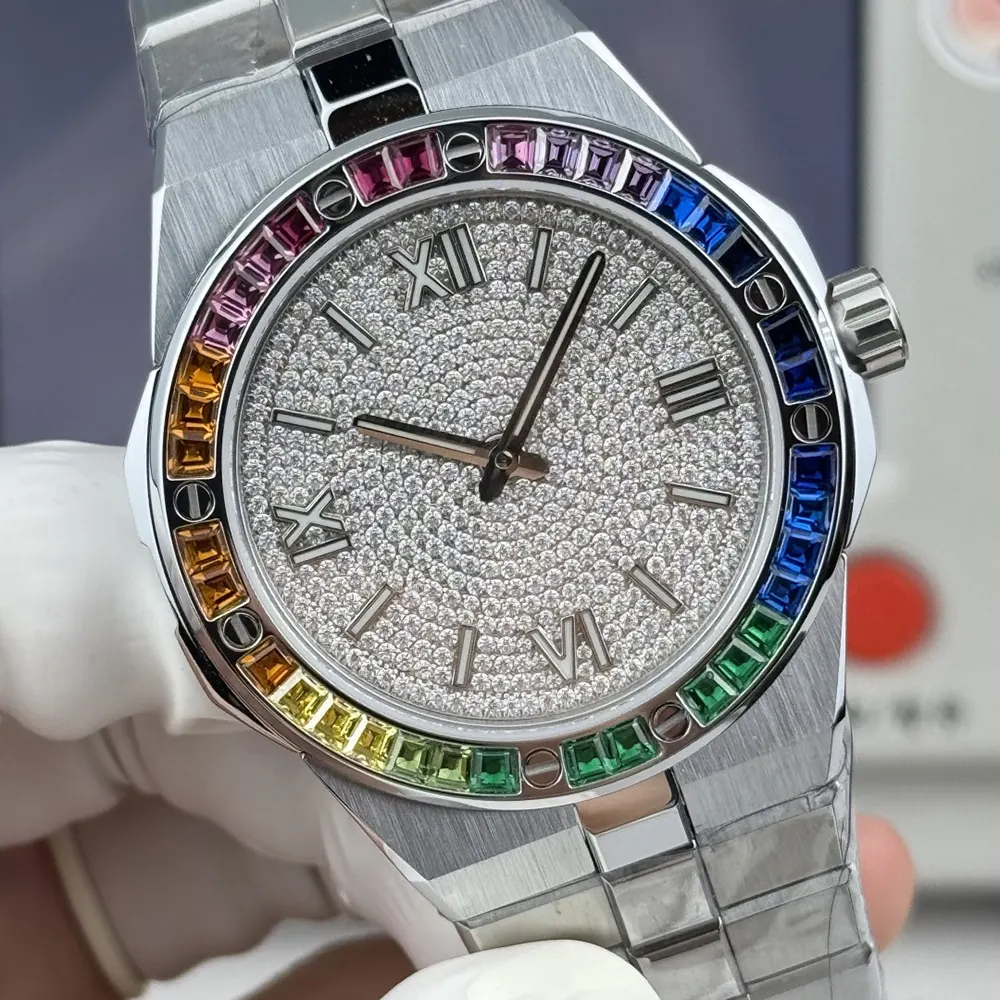 Chopard Men Alpine Eagle 41 mm in White Gold and Colored Diamonds (6)