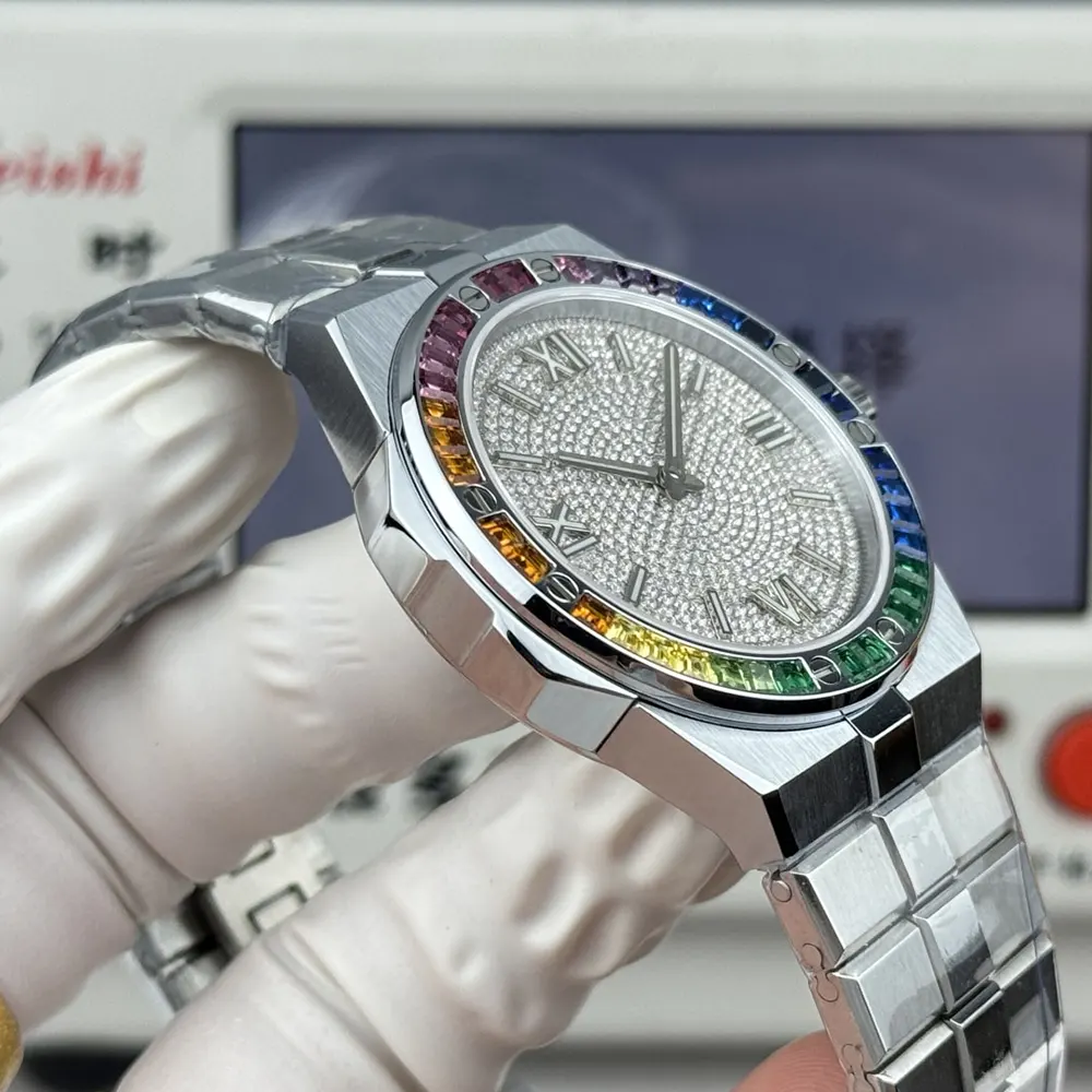 Chopard Men Alpine Eagle 41 mm in White Gold and Colored Diamonds (7)