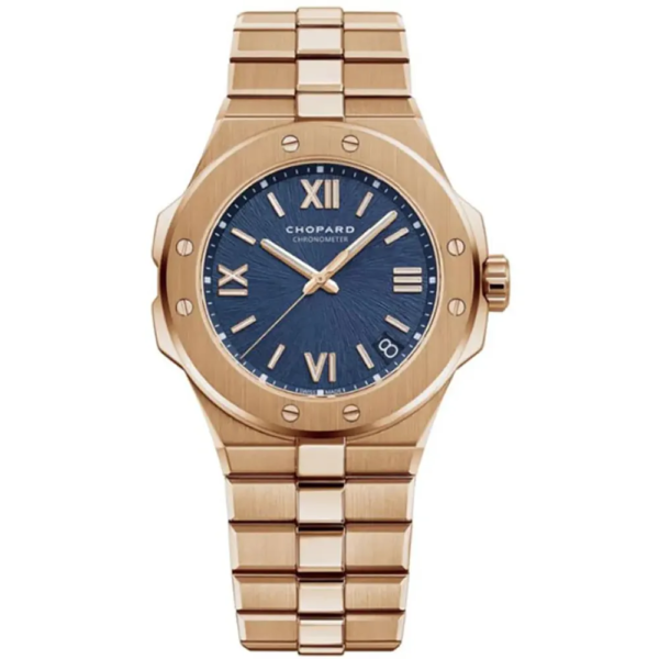 Chopard Men Alpine Eagle 41mm in Rose Gold amd Blue (1)