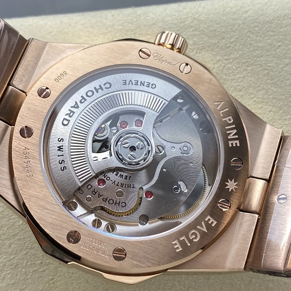 Chopard Men Alpine Eagle 41mm in Rose Gold amd Blue (9)