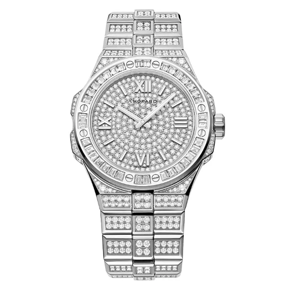 Chopard Men Alpine Eagle 41mm in White Gold and Diamonds