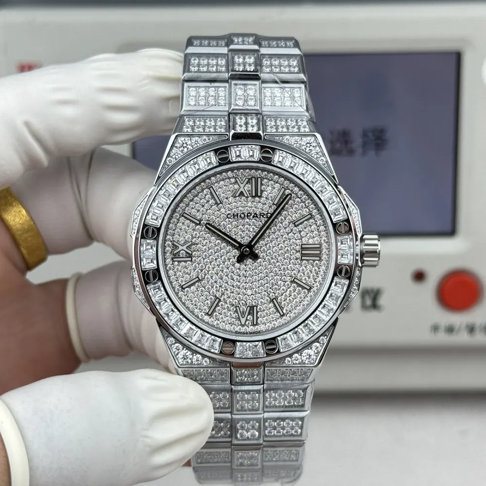 Chopard Men Alpine Eagle 41mm in White Gold and Diamonds (2)