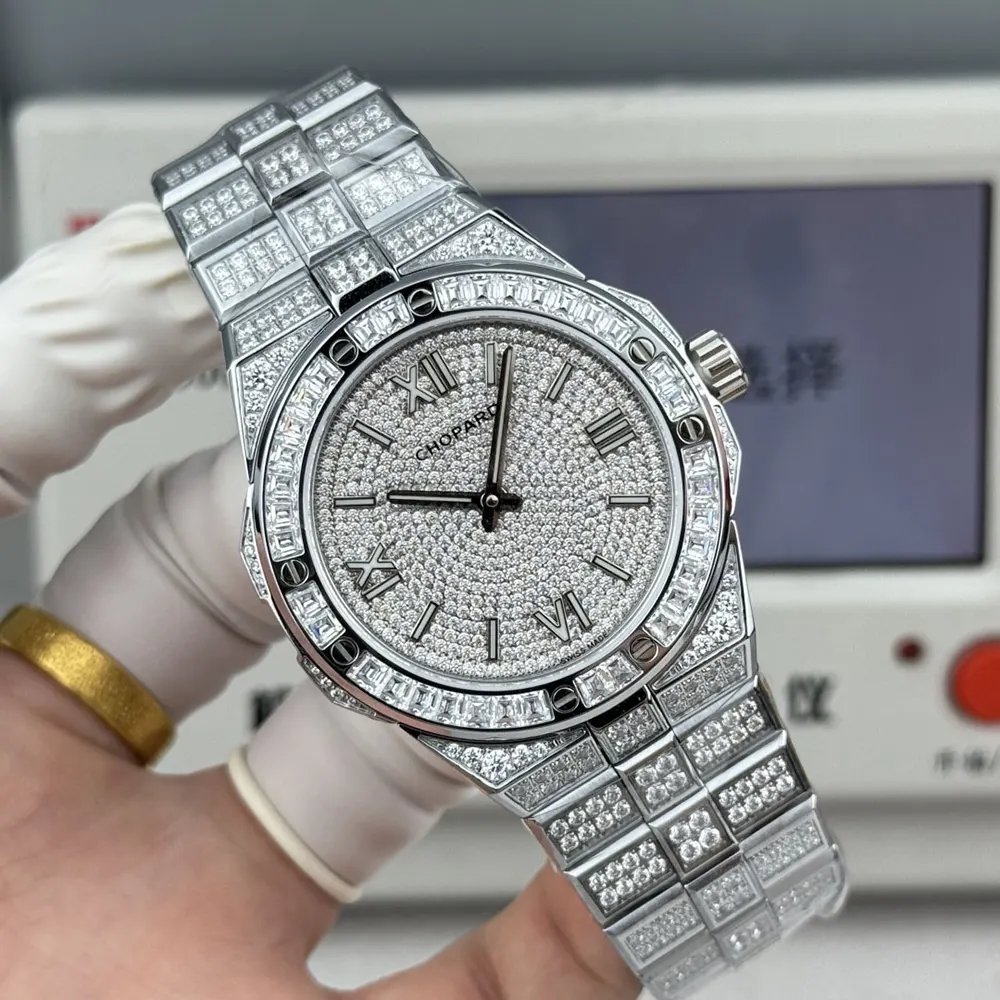 Chopard Men Alpine Eagle 41mm in White Gold and Diamonds (3)