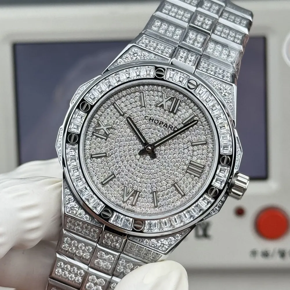 Chopard Men Alpine Eagle 41mm in White Gold and Diamonds (5)