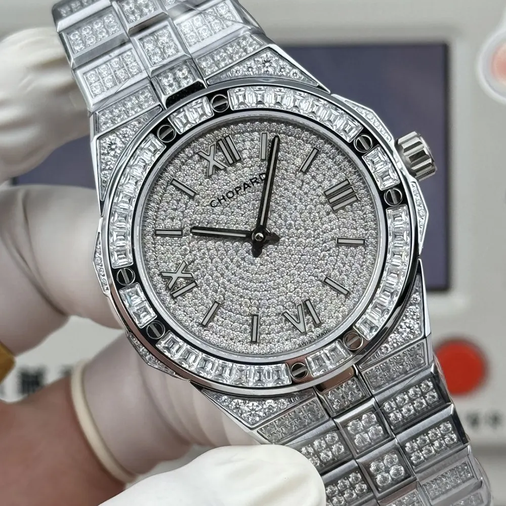 Chopard Men Alpine Eagle 41mm in White Gold and Diamonds (6)