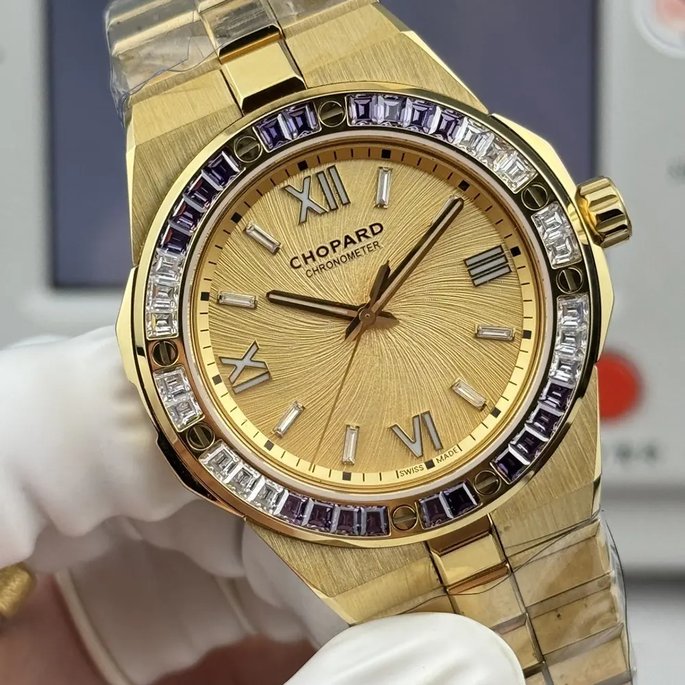 Chopard Men Alpine Eagle Summit Golden Peak in Yellow Gold and Gemstones (5)