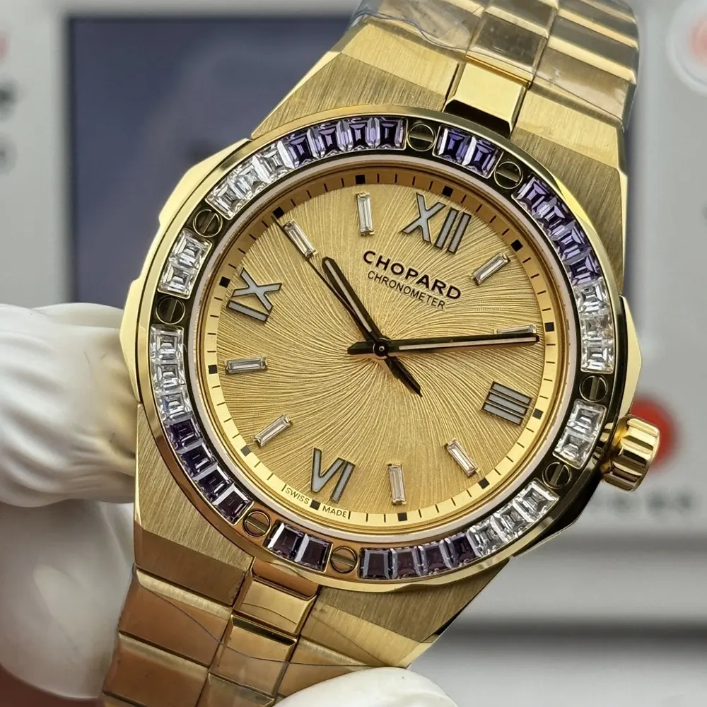 Chopard Men Alpine Eagle Summit Golden Peak in Yellow Gold and Gemstones (6)