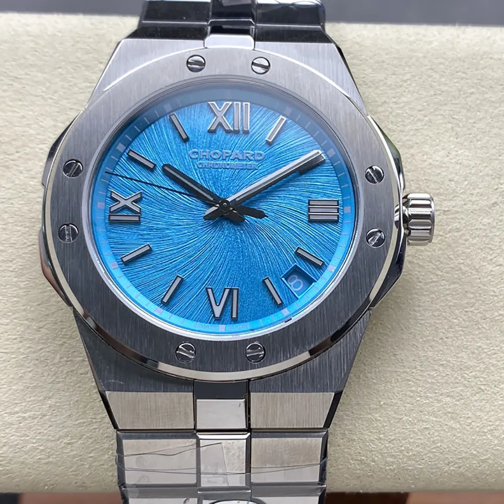 Chopard Men Alpine Eagle Turquoise 41mm 298600-3016 (2)