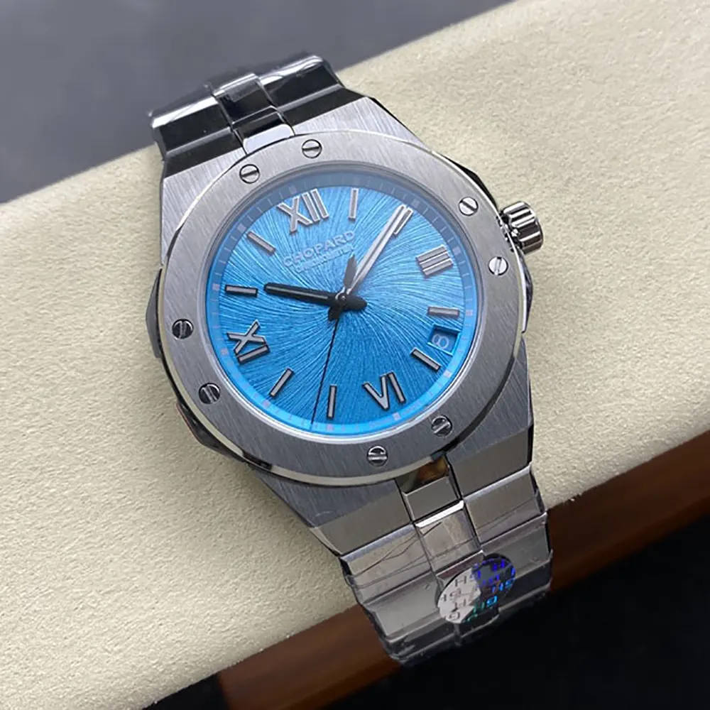 Chopard Men Alpine Eagle Turquoise 41mm 298600-3016 (5)