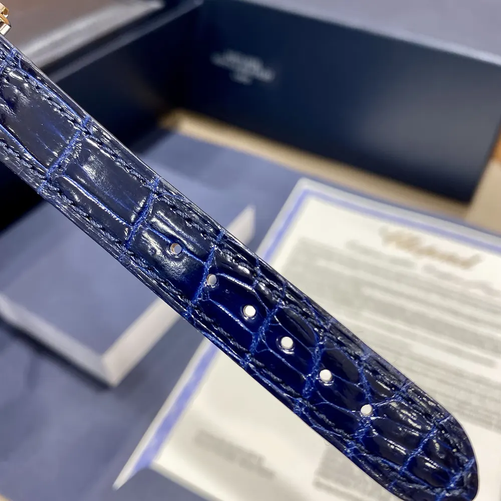 Chopard Women Happy Sport 30mm in Blue and Diamonds (10)