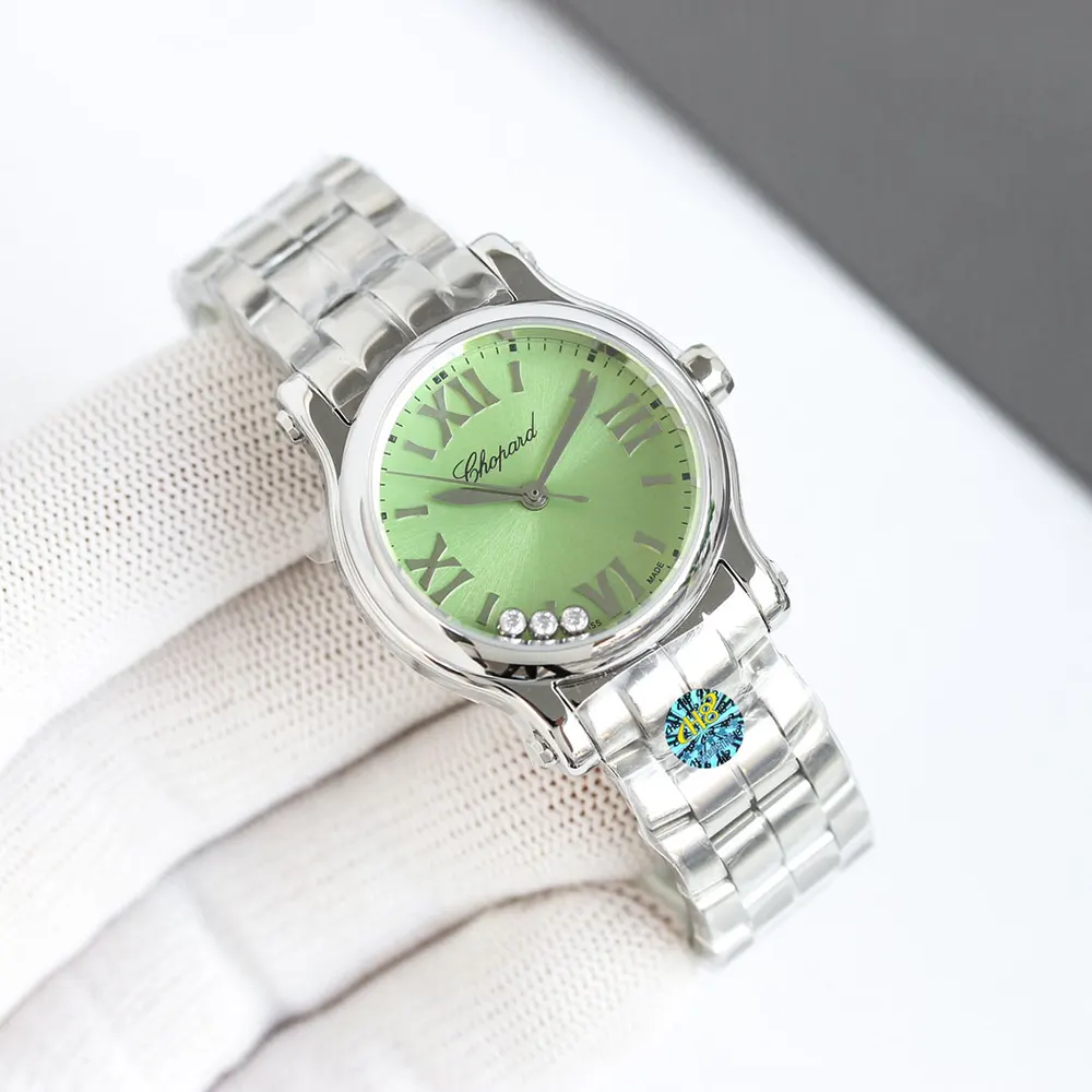 Chopard Women Happy Sport 36mm in Green and Steel (5)