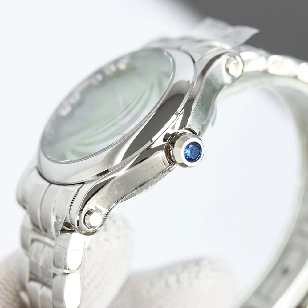 Chopard Women Happy Sport 36mm in Green and Steel (6)