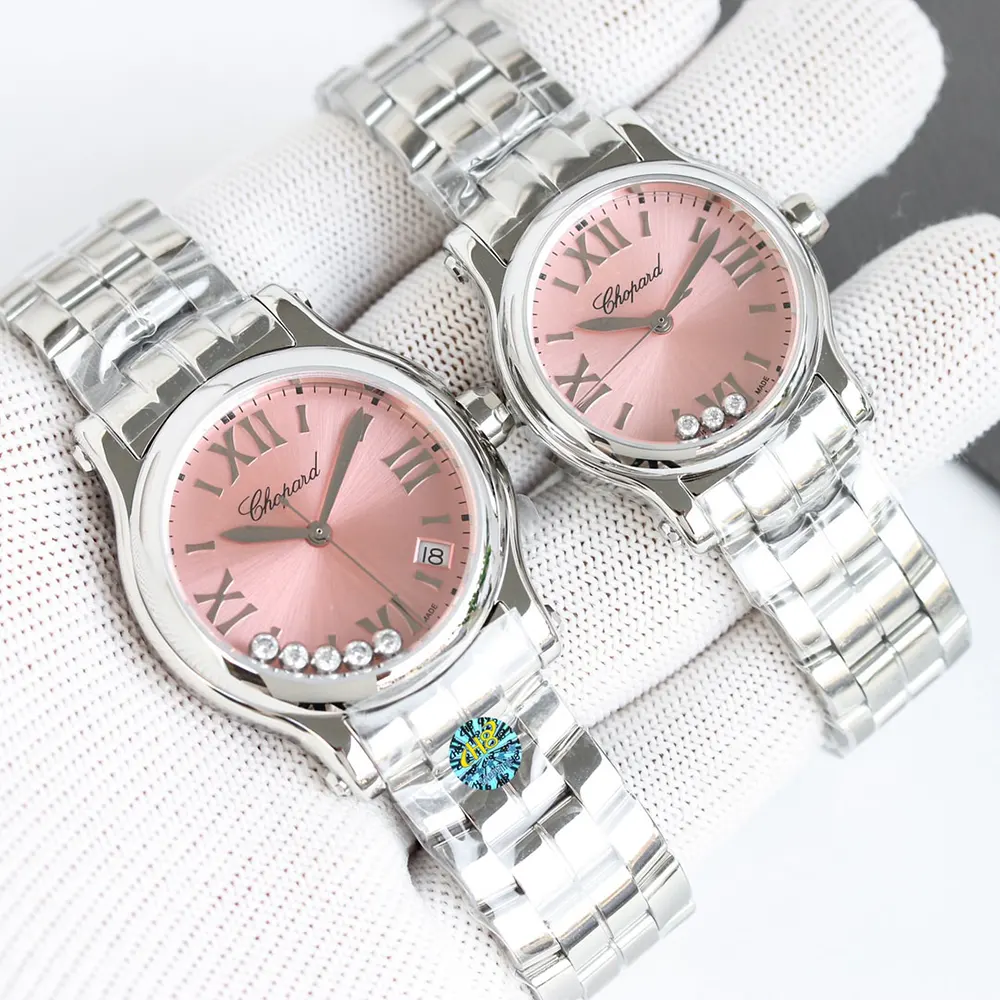 Chopard Women Happy Sport 36mm in Pink and Steel (2)