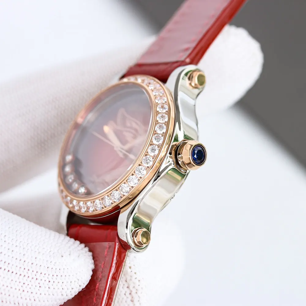 Chopard Women Happy Sport Year of the Rabbit 33mm in Red (8)