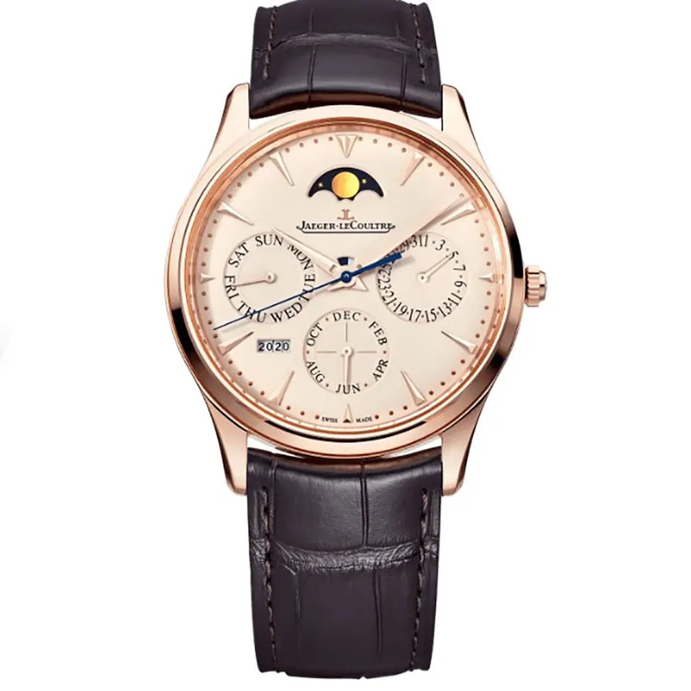 Jaeger LeCoultre Men Master Ultra-Thin Perpetual Calendar 39mm in Rose Gold