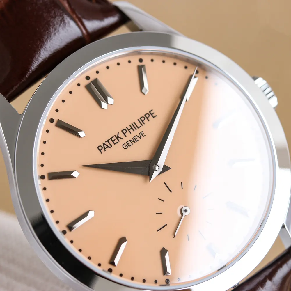 Patek Philippe Men Calatrava Platinum in Rose-gilt Opaline (3)