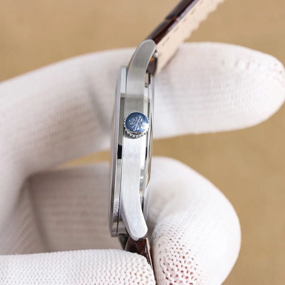 Patek Philippe Men Calatrava Platinum in Rose-gilt Opaline (6)