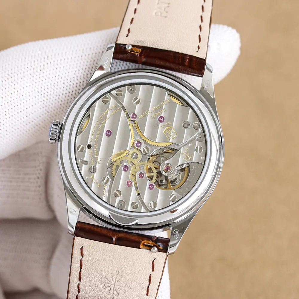 Patek Philippe Men Calatrava Platinum in Rose-gilt Opaline (7)