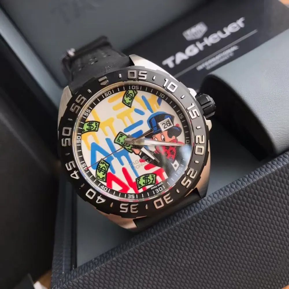 TAG Heuer Men Formula 1 Alec Monopoly Edition 41 mm in White (7)