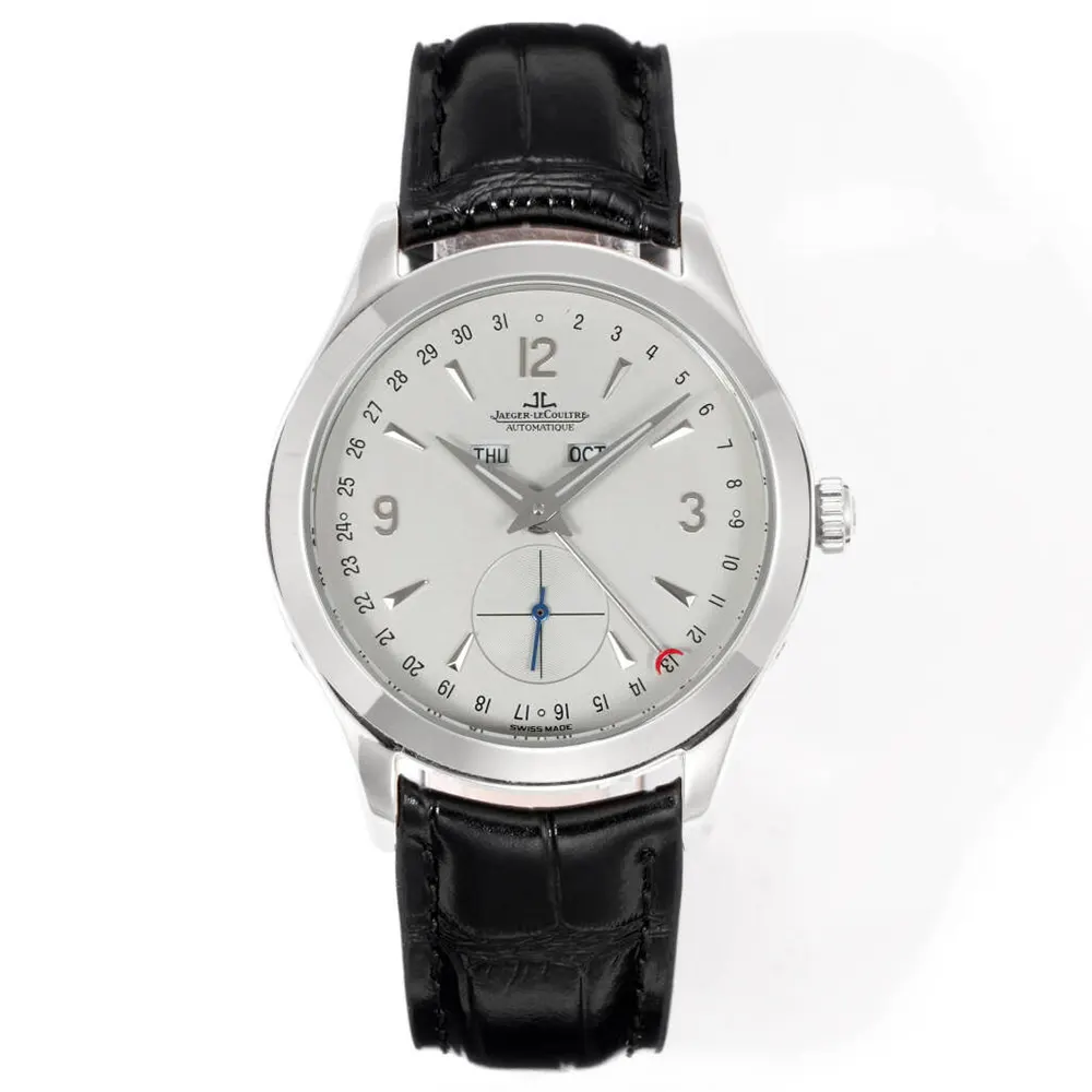 Jaeger-LeCoultre Men Master Date 37 mm in Silver