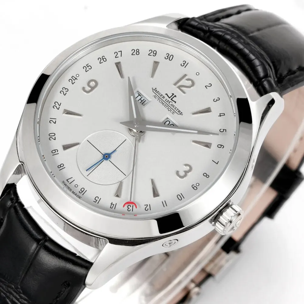 Jaeger-LeCoultre Men Master Date 37 mm in Silver (4)