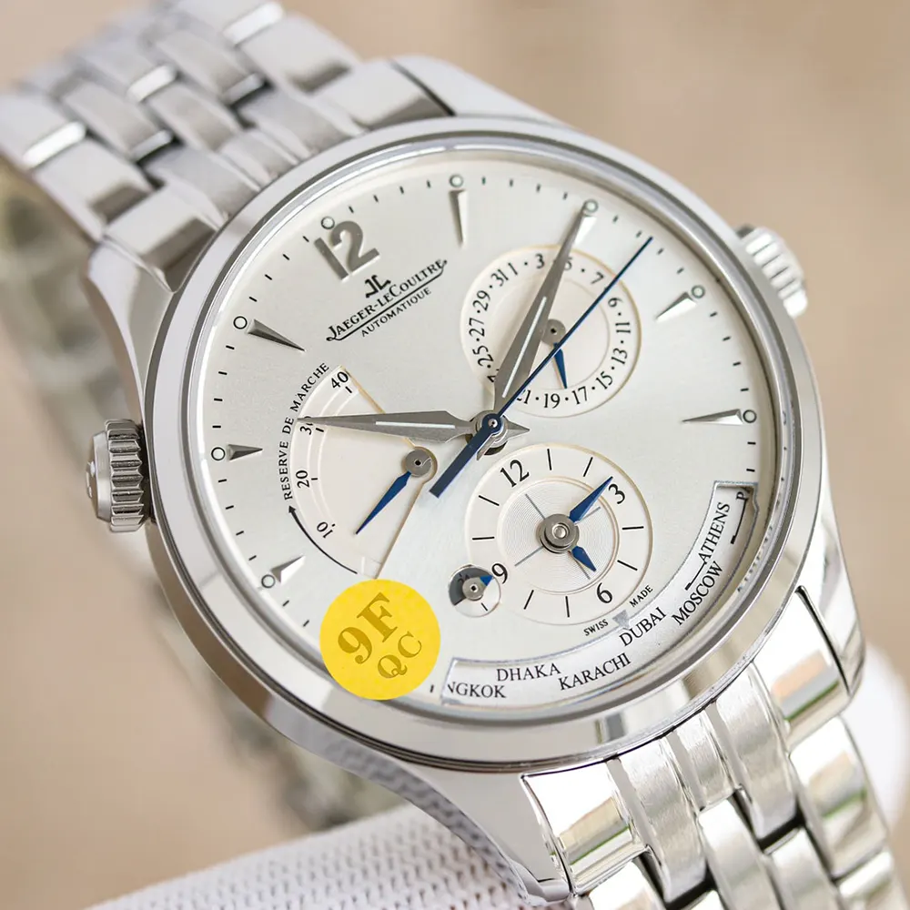 Jaeger-LeCoultre Men Master Geographic 39 mm in Silver (4)