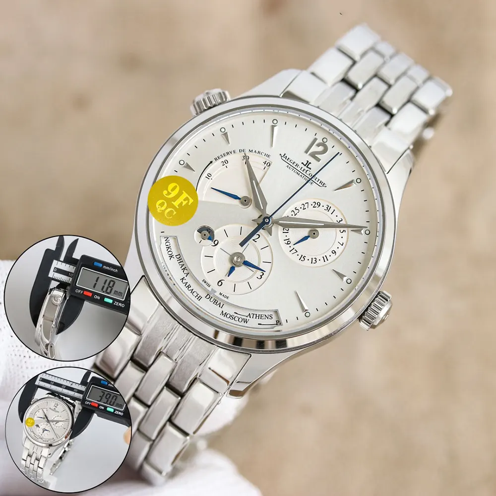 Jaeger-LeCoultre Men Master Geographic 39 mm in Silver (5)