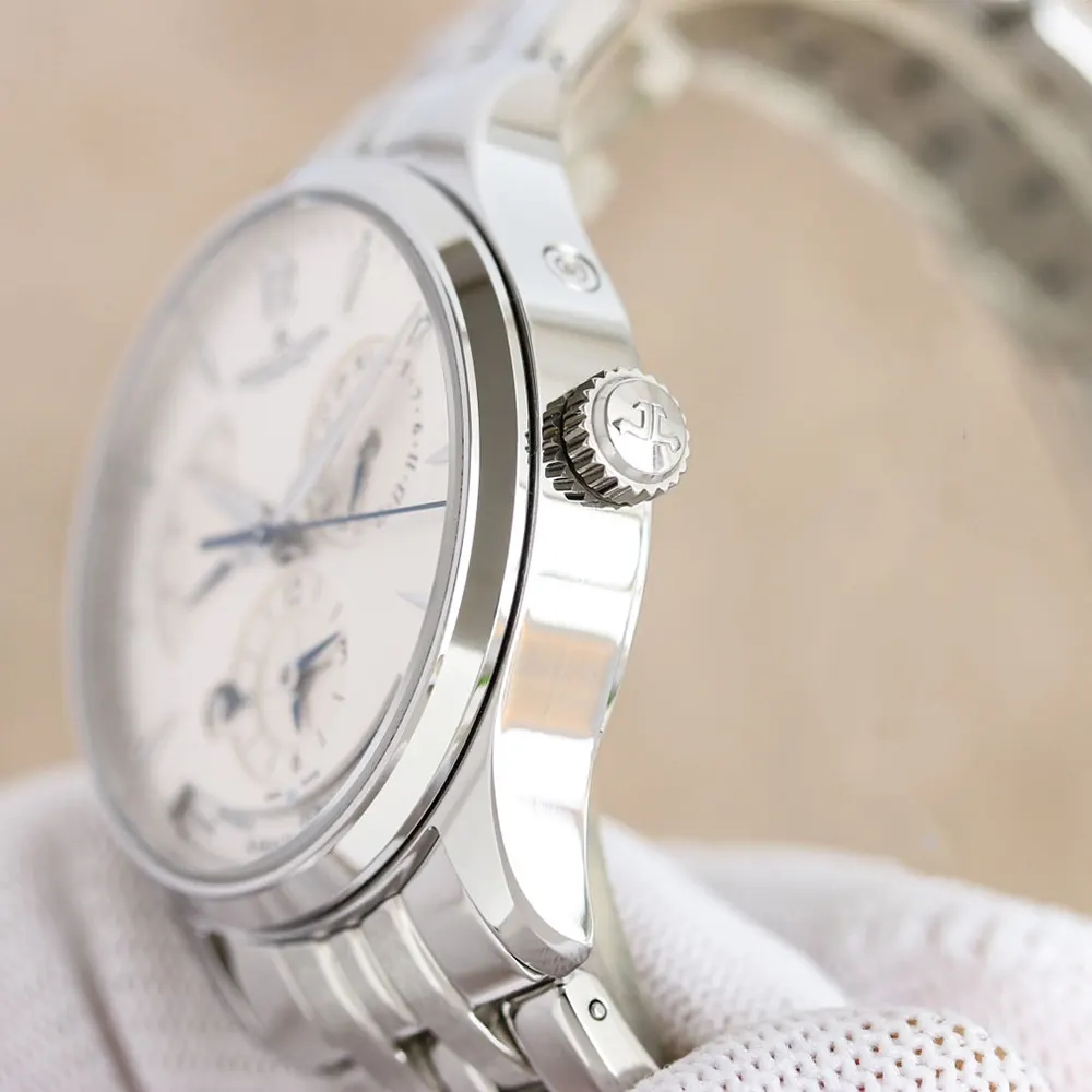 Jaeger-LeCoultre Men Master Geographic 39 mm in Silver (6)