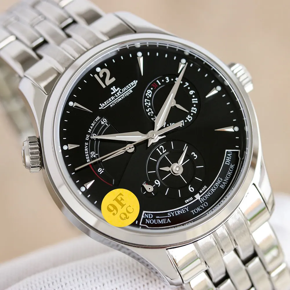 Jaeger-LeCoultre Men Master Geographic 39mm in Black (5)