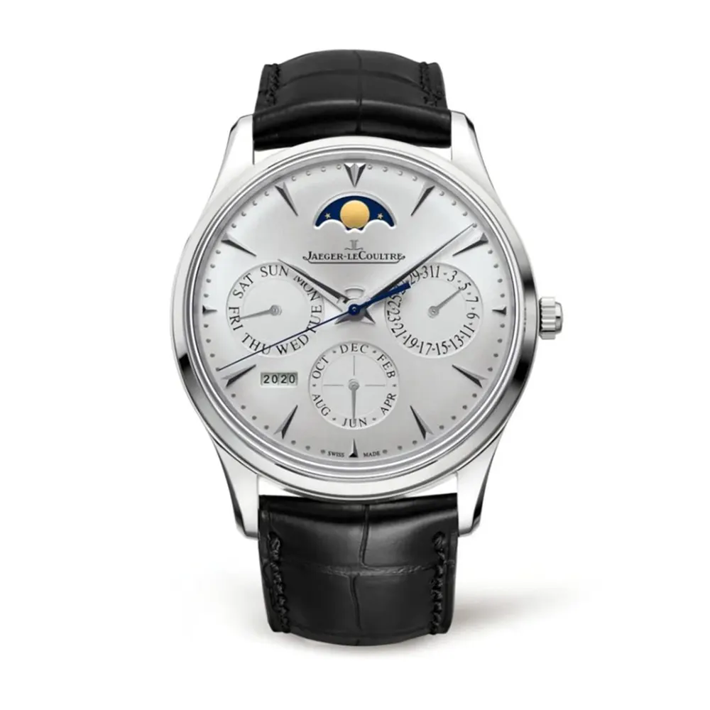 Jaeger-LeCoultre Men Master Ultra Thin Perpetual in Silvered Grey (1)