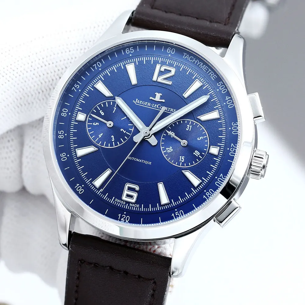 Jaeger-LeCoultre Men Polaris Chronograph 42mm in Blue Q9028480 (4)